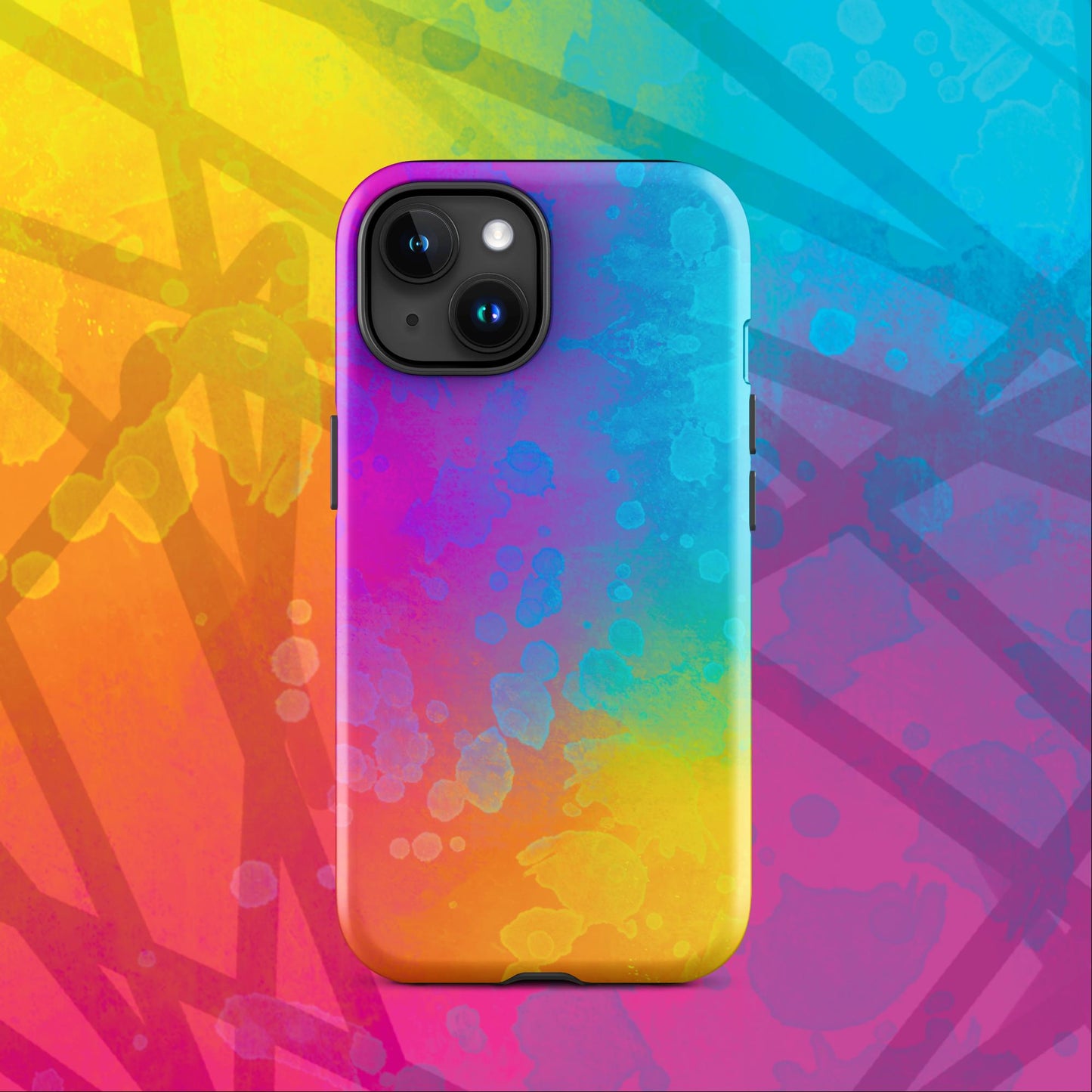 Colorful Halloween Splatter Tough Case for iPhone®