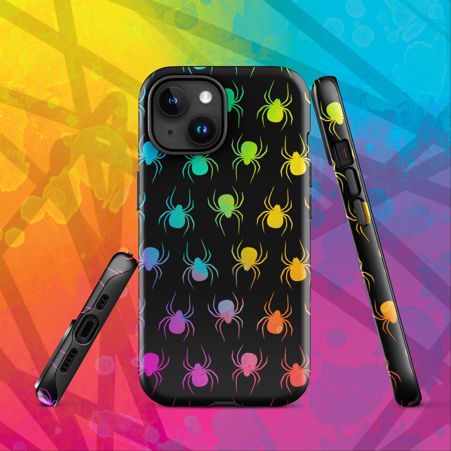 Black Spider Tough Case for iPhone®