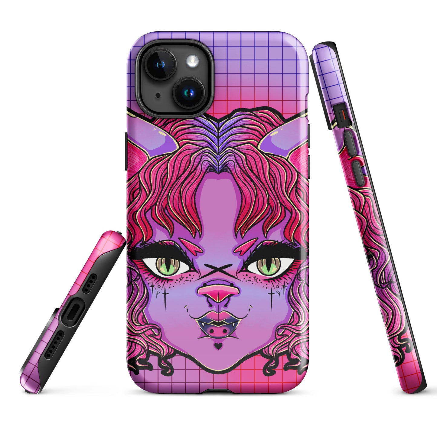 Bi Meow Meow Portrait Tough Case for iPhone®