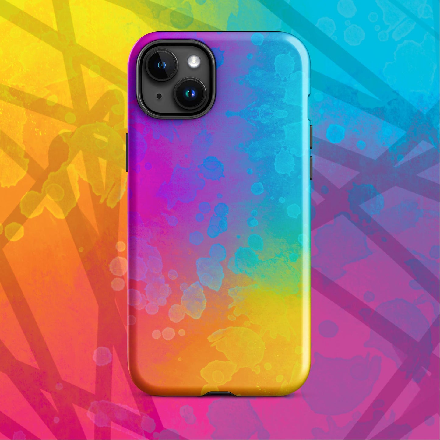 Colorful Halloween Splatter Tough Case for iPhone®