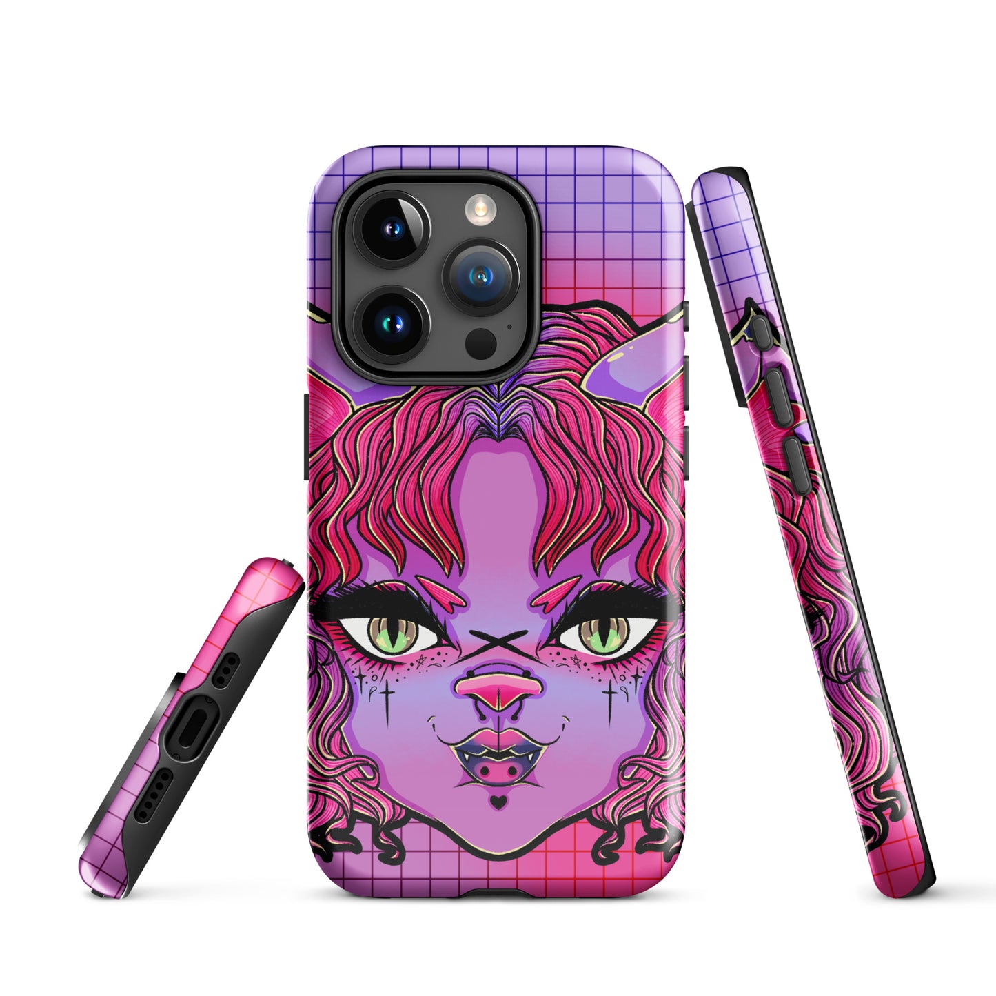 Bi Meow Meow Portrait Tough Case for iPhone®