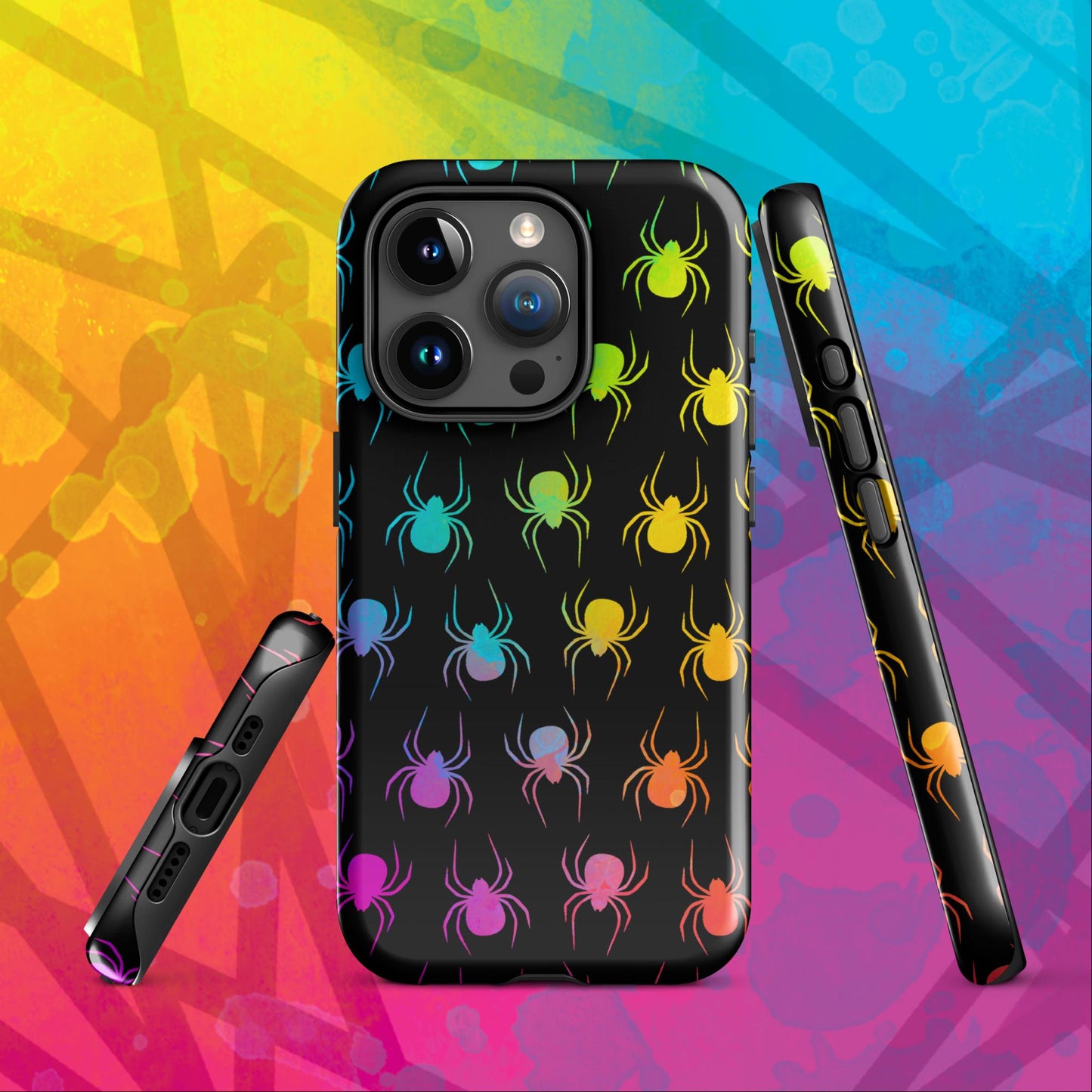 Black Spider Tough Case for iPhone®