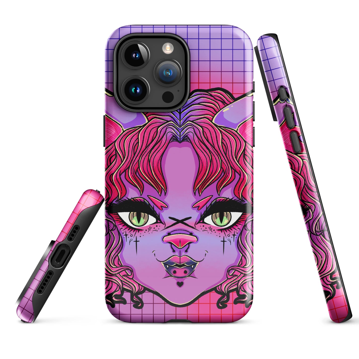 Bi Meow Meow Portrait Tough Case for iPhone®