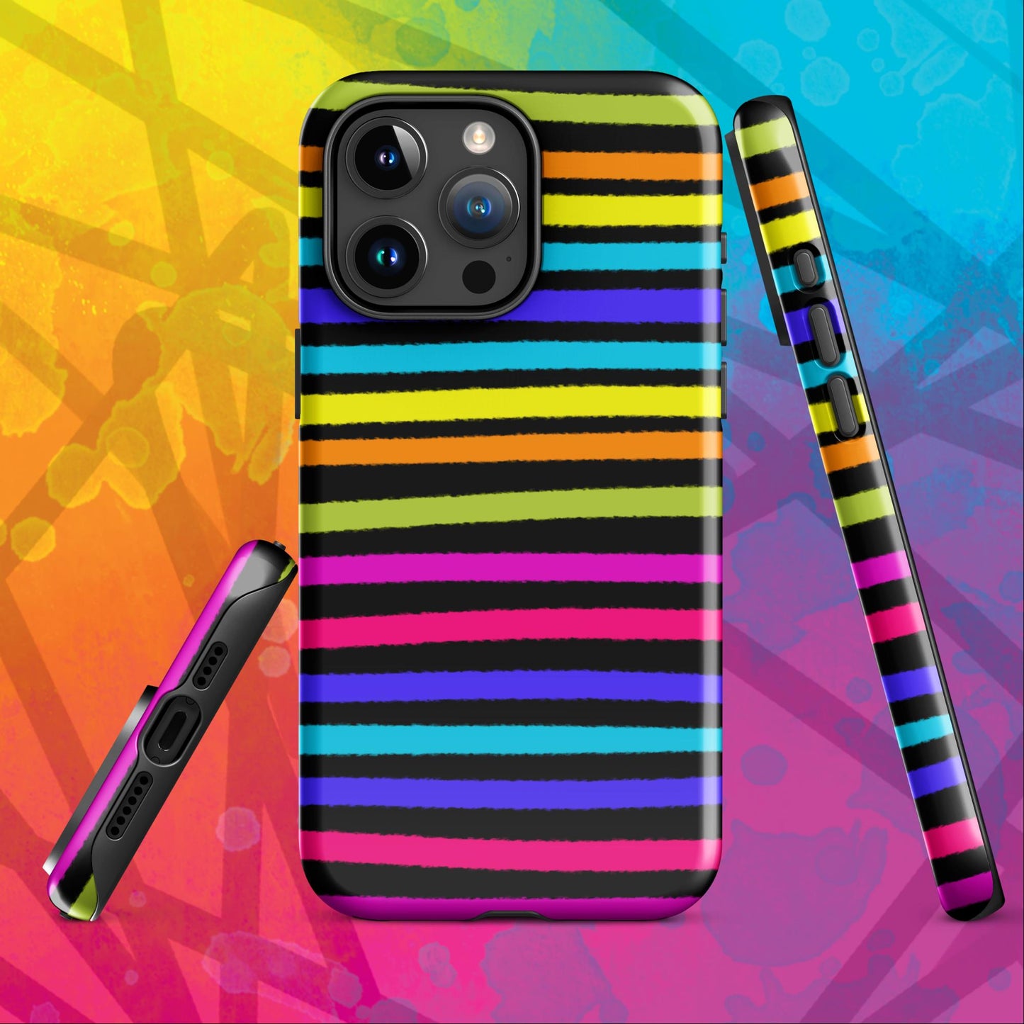 Halloween Stripes Tough Case for iPhone®