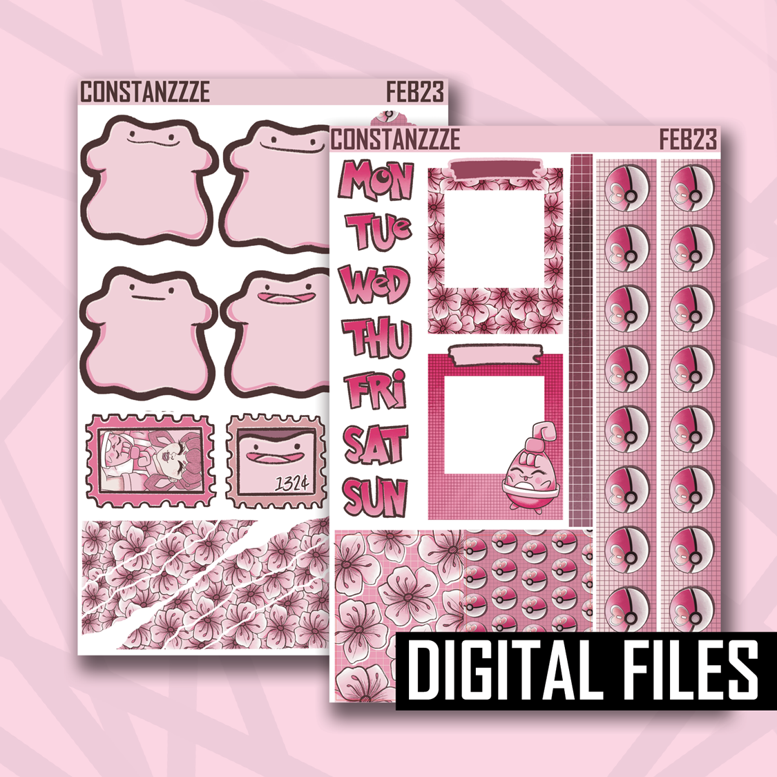 Digital PinkPoke Journaling Kit Addon